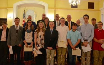 Eighth-graders Discover the Work Involved as a Freeholder